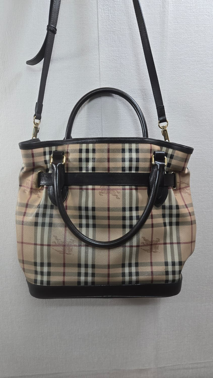 버버리A급정품 - 노바체크 투웨이백(토트/크로스) 상품이미지4