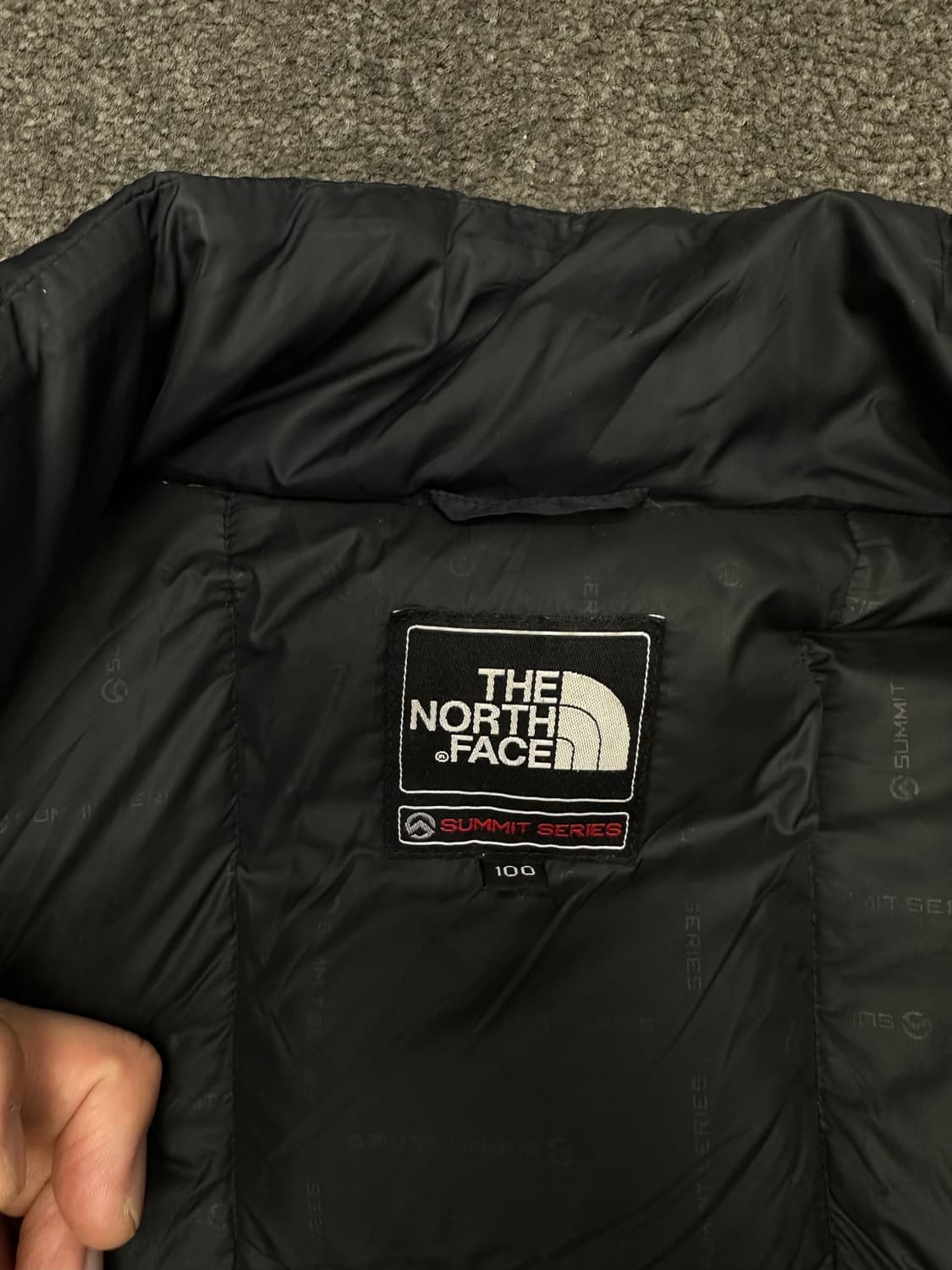 노스페이스 눕시 검정 패딩 L 상품이미지5
