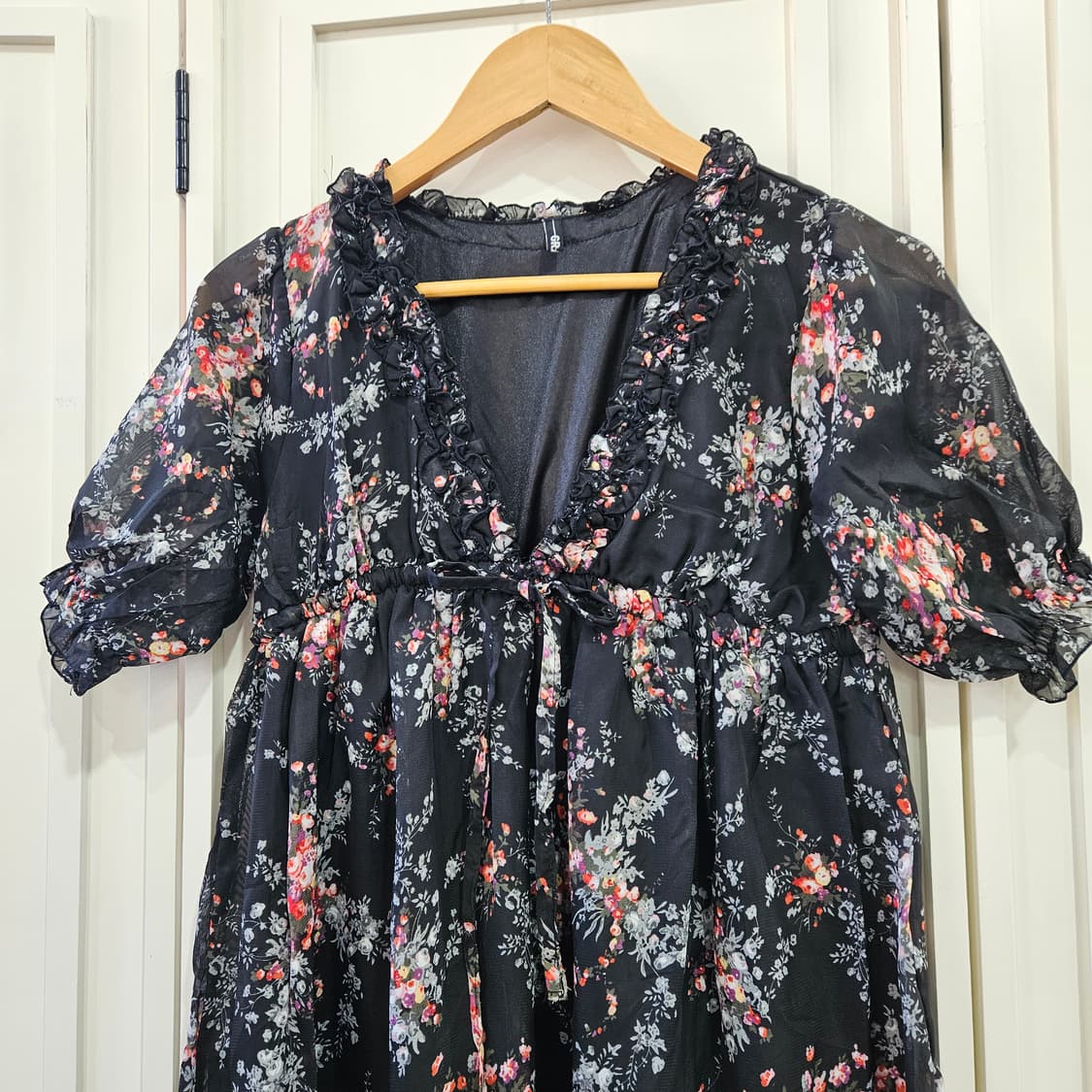 플라워 쉬폰 원피스 상품이미지3