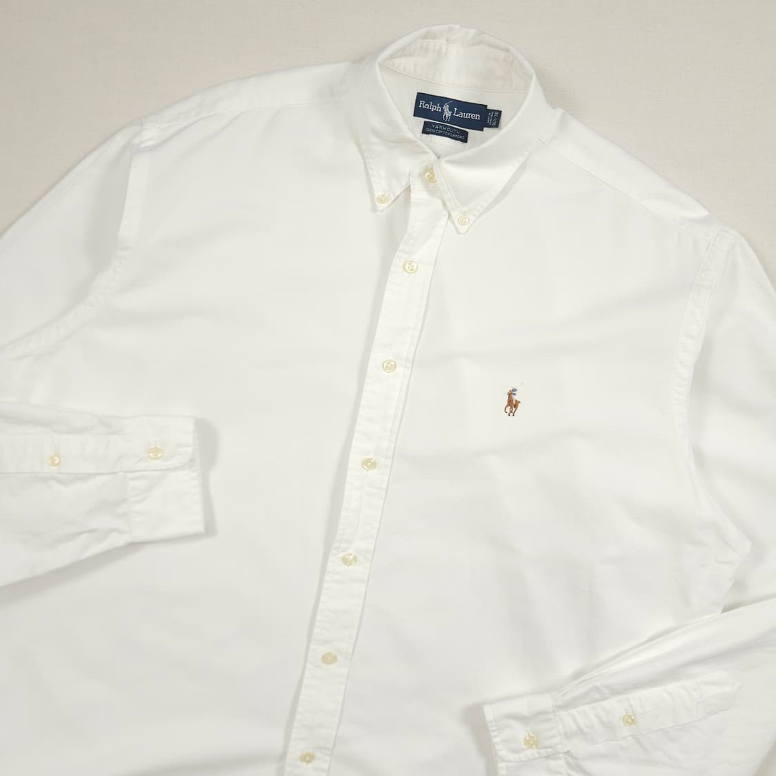 2XL(110) 폴로랄프로렌 옥스포드 화이트셔츠 멀티포니 상품이미지1