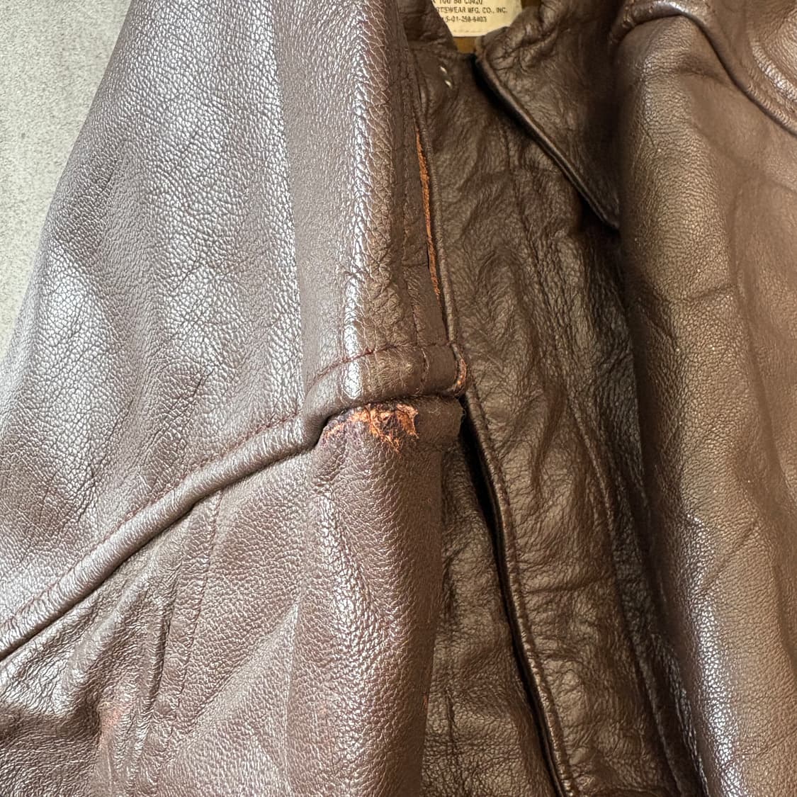 90s Saddlery A-2 jacket 상품이미지9