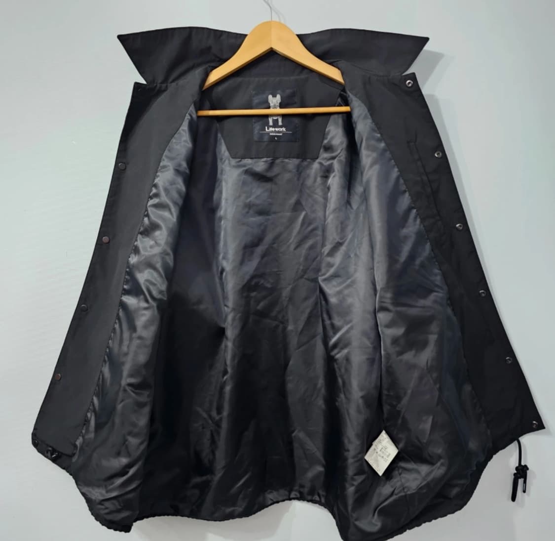 라이프워크 오버핏 코치자켓 블랙 100 상품이미지7