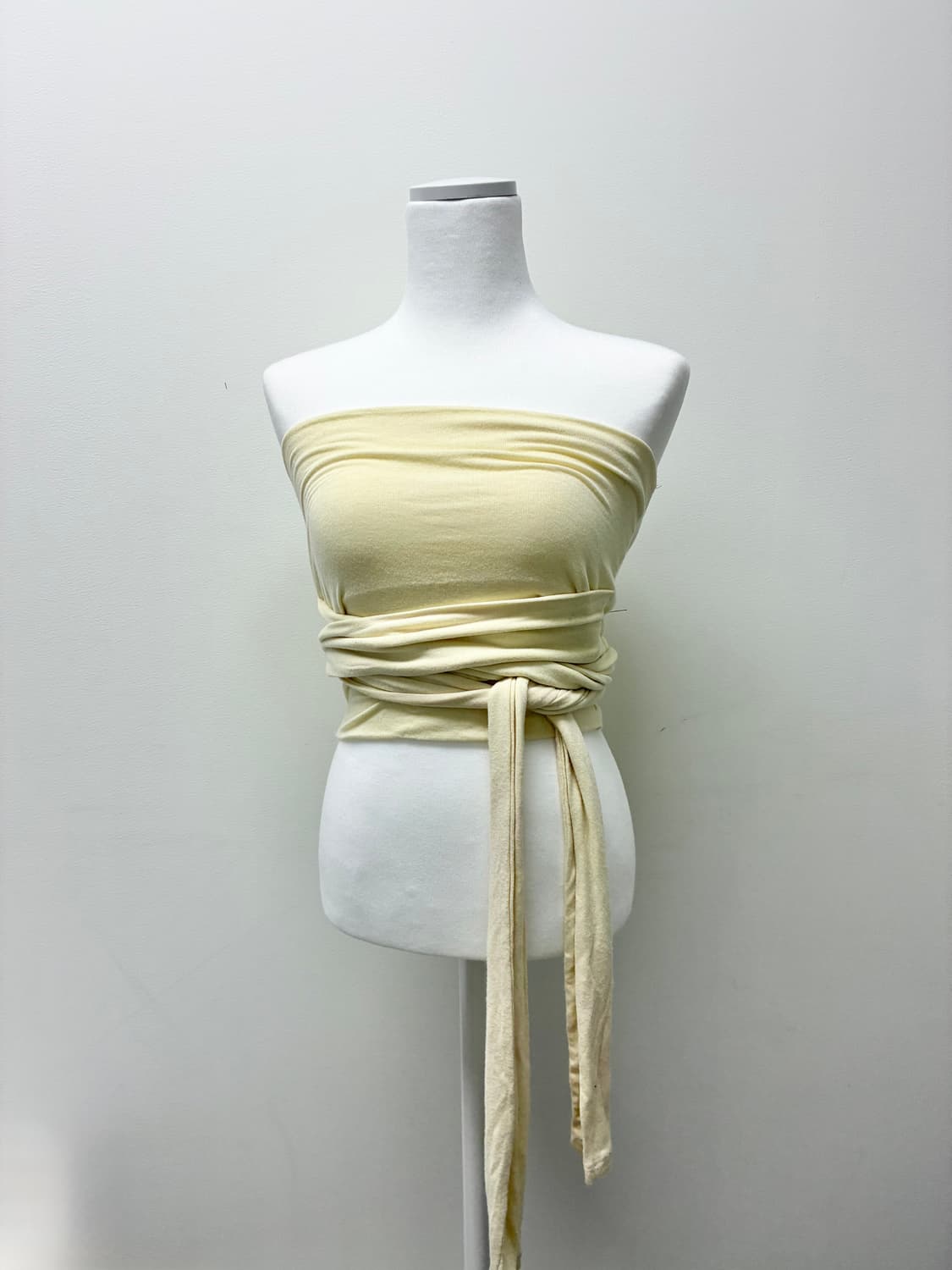 매듭 레이어드 튜브탑 상품이미지3