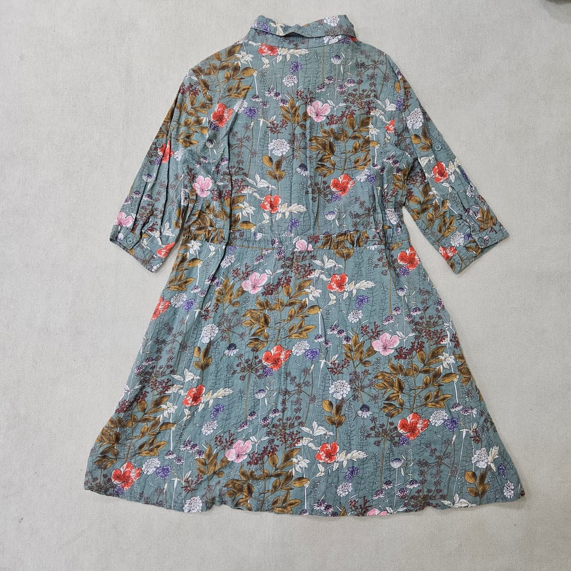 F N.BY  꽃무늬 셔츠 원피스 0402Y 상품이미지2