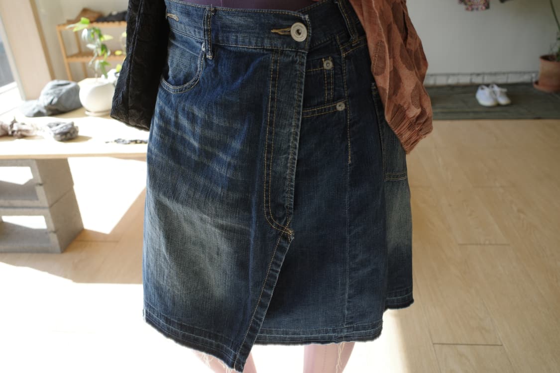 니코앤드 비대칭 스커트 상품이미지3