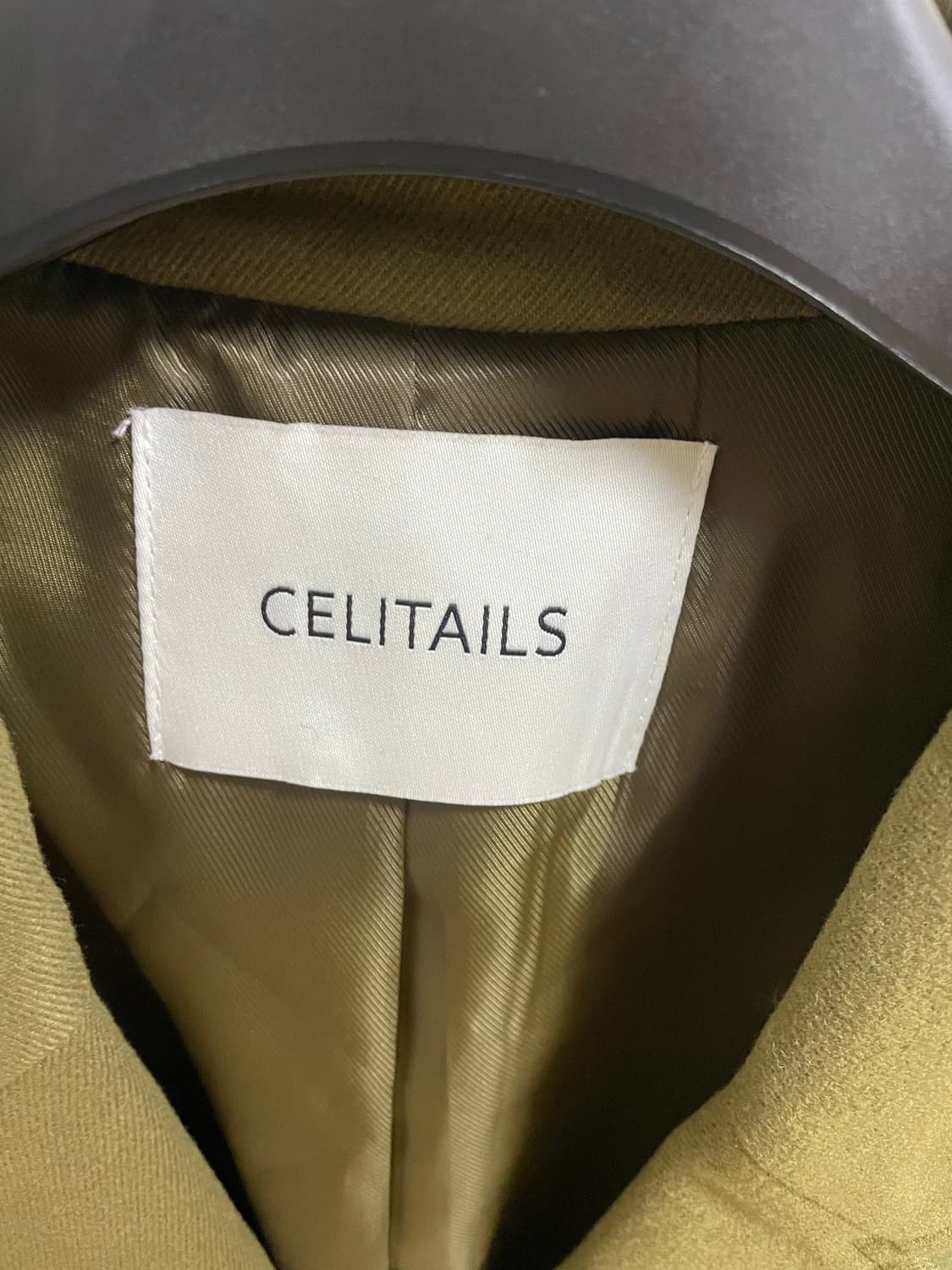 celitails 셀리테이즈 올리브 오버핏 자켓/블레이저 상품이미지4