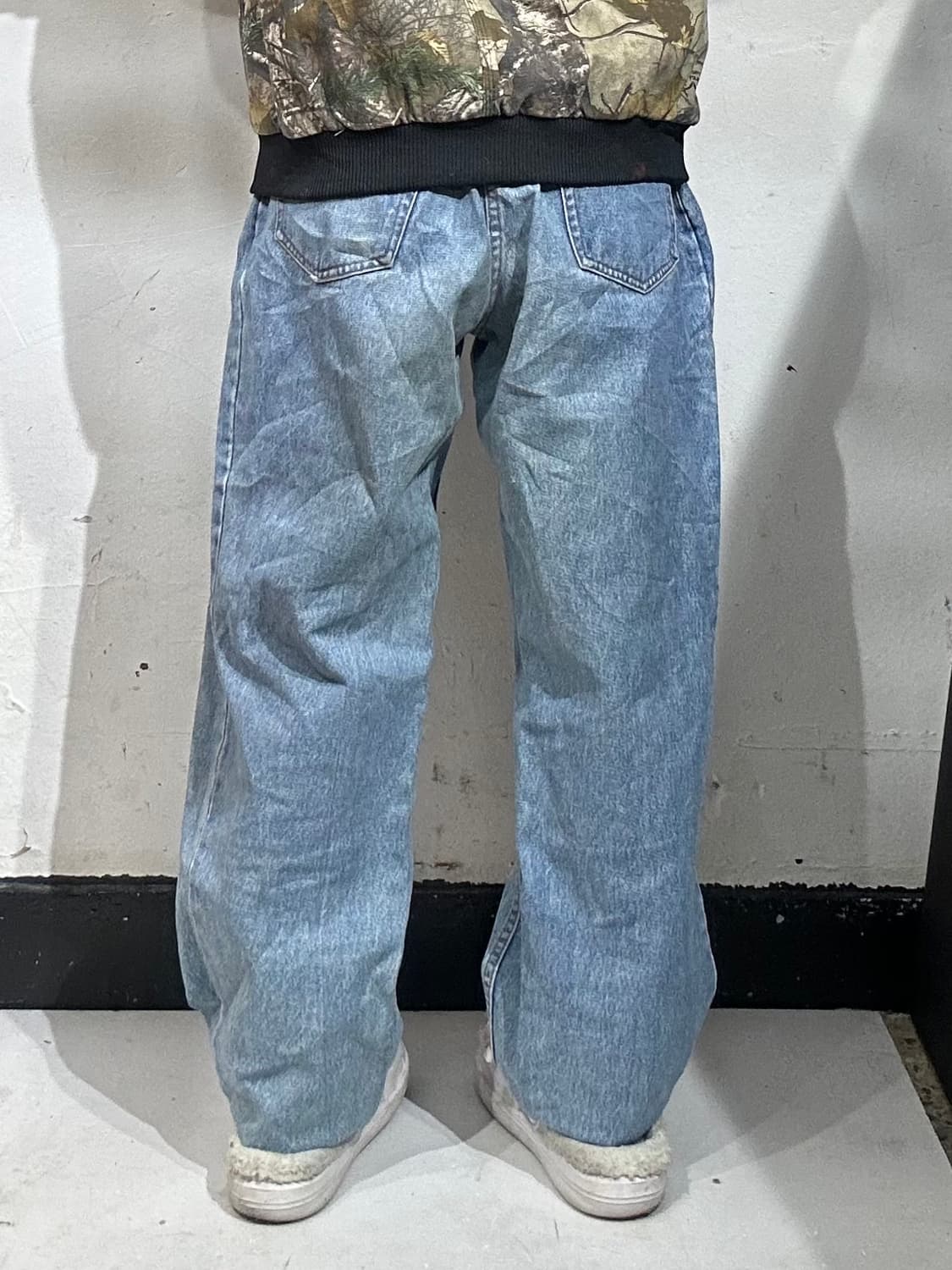 00s 팀버랜드 와이드 연청 데님 팬츠 청바지  상품이미지3