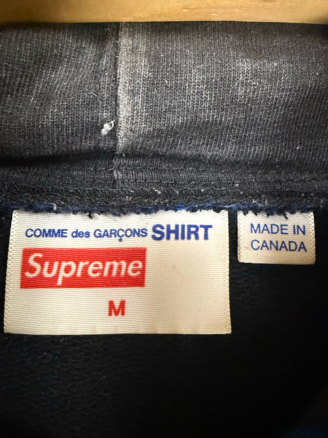 슈프림 꼼데가르송 15-16 투톤후드 상품이미지4