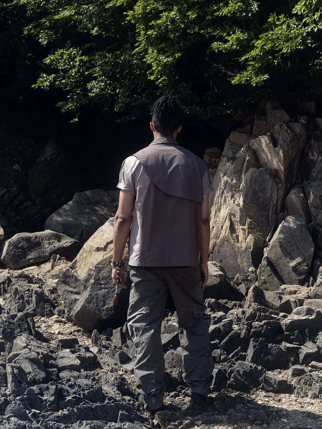 ignota CORE:9 sailor zip shirt(brown) 상품이미지6