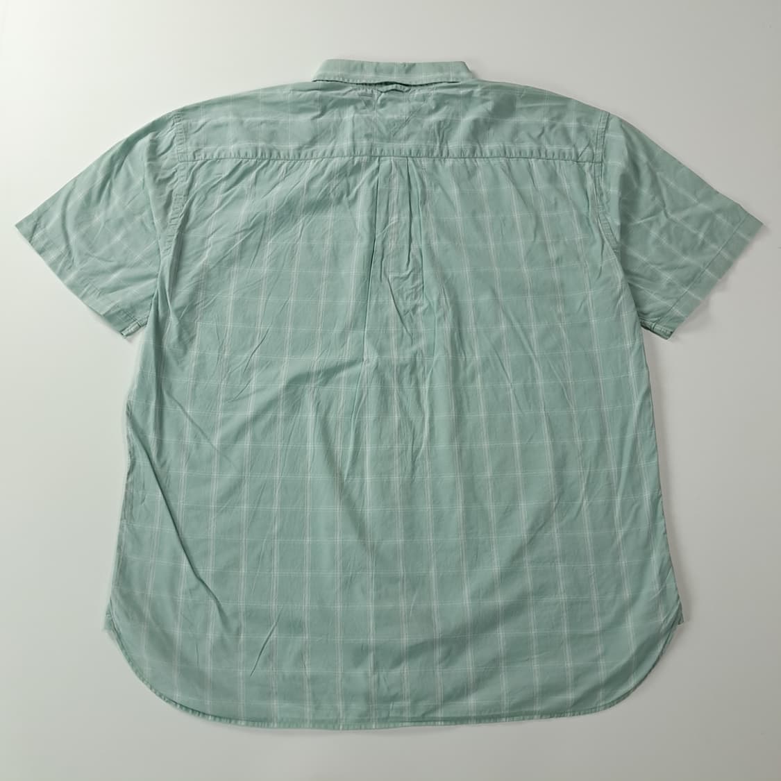 CK924 2XL 타미힐피거 90s 민트 윈도우페인 체크 반팔 셔츠 남 상품이미지6