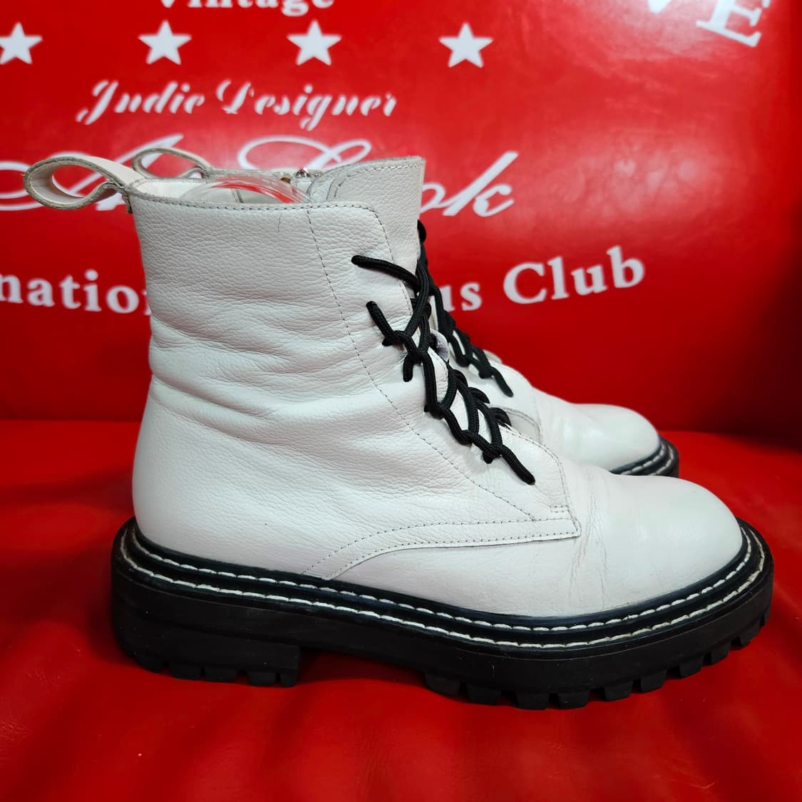 바두라(BADURA) in 핀란드 하이킹 가죽 부츠 37size 상품이미지4