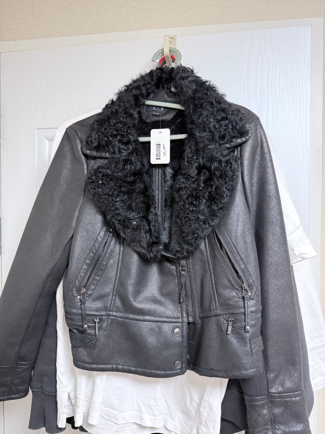 송지오 가죽자켓 상품이미지1