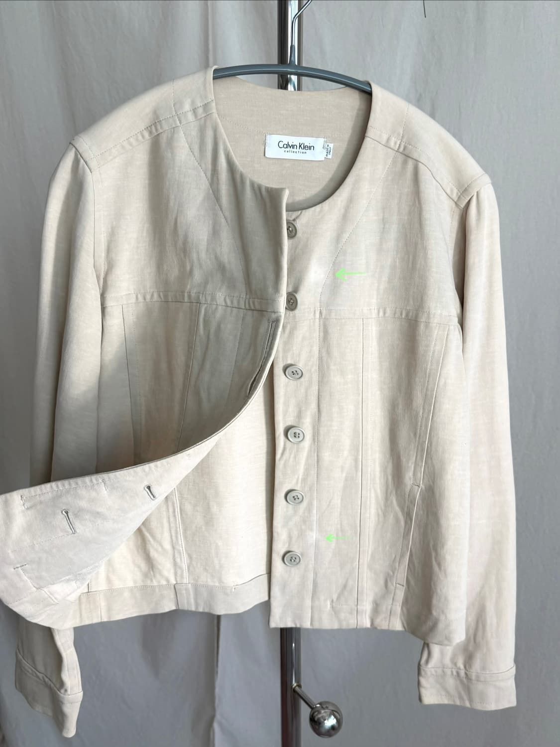 Calvin Klein Collection 미니멀 코튼 린넨 자켓 상품이미지8