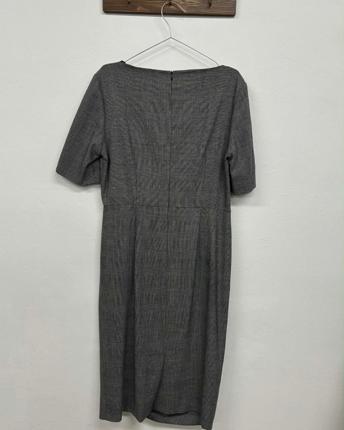 [40] 막스마라 스튜디오 플래드 프린트 반소매 시스 드레스 상품이미지3