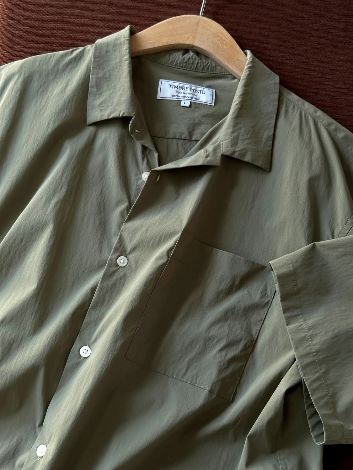 Stretched fabric H/S shirt 상품이미지1