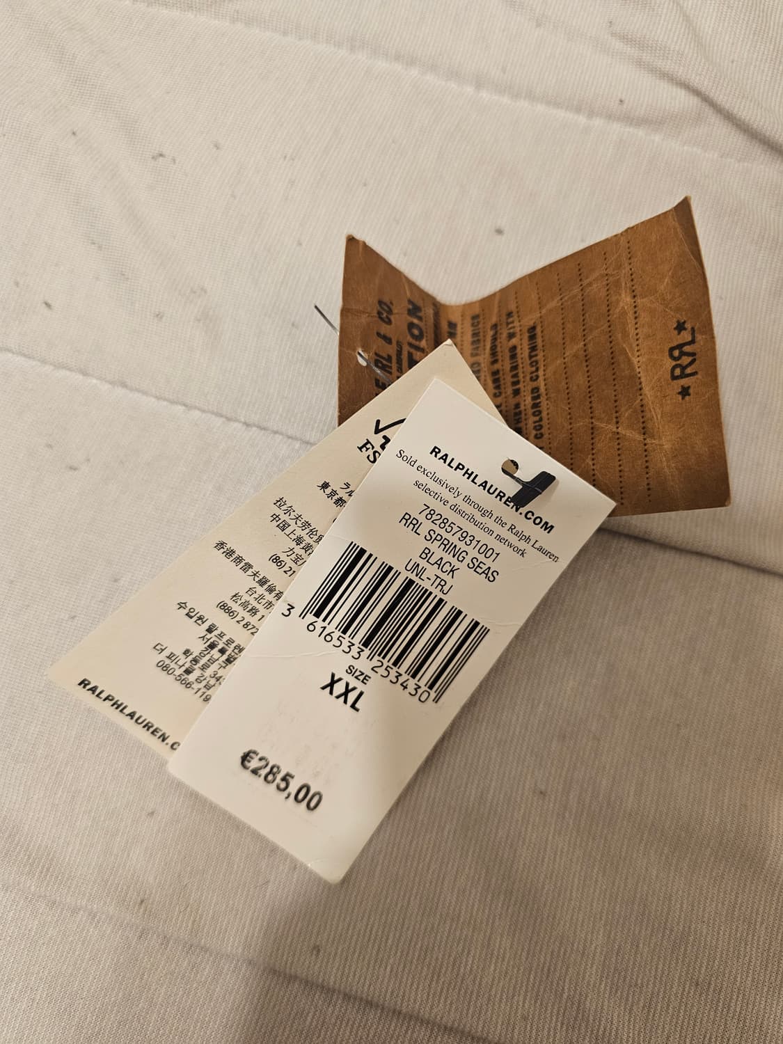 더블알엘 rrl lot 271 블랙 트러커 데님 자켓 상품이미지2