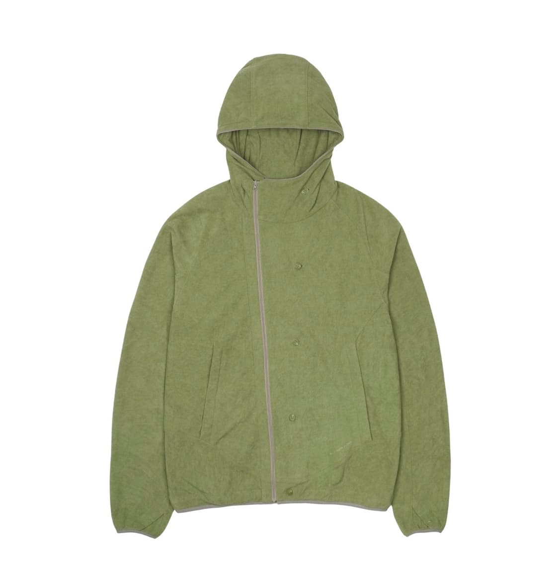 산산기어 버튼 플리스 자켓 그린 상품이미지1