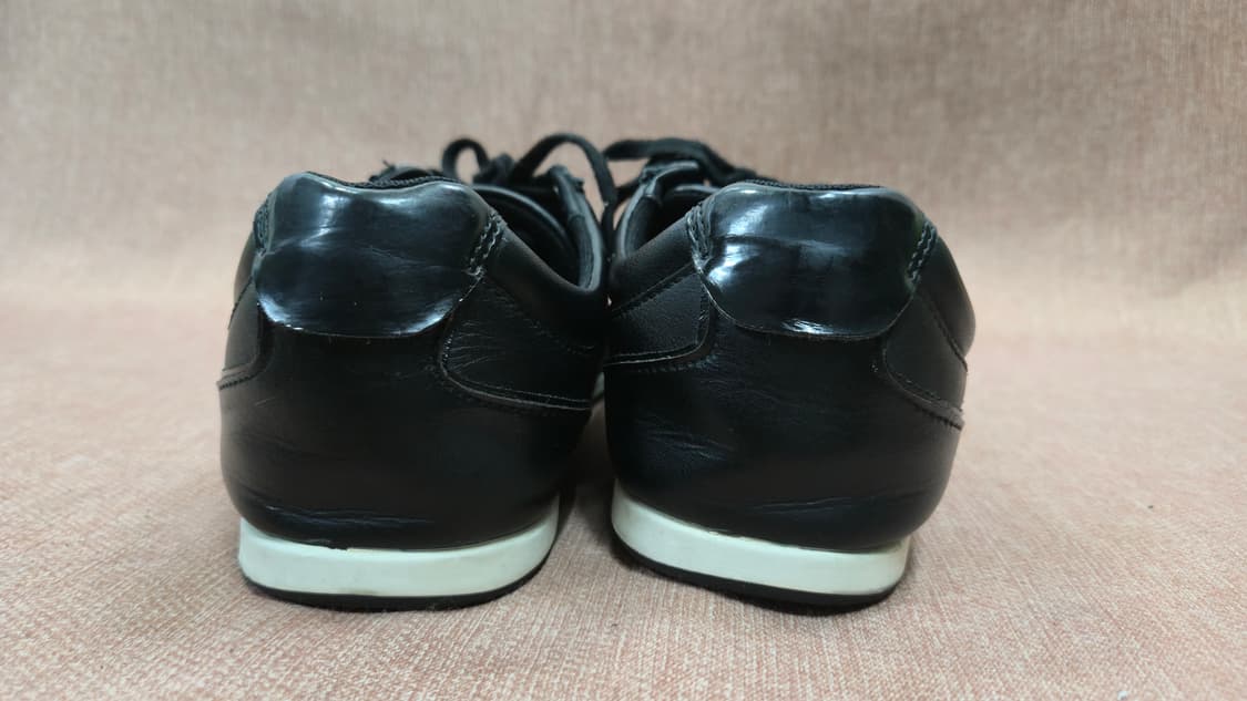 라코스테 265mm-  레이 레이스스니커즈 블랙레더 상품이미지5