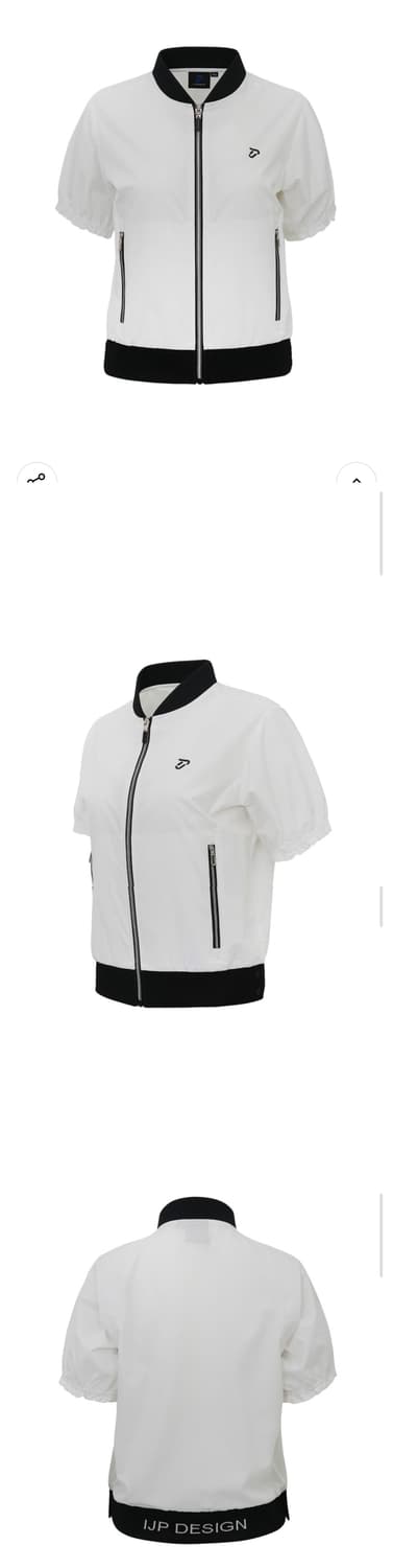 이안폴터디자인 여성 집업 반팔점퍼  24ss 상품이미지3