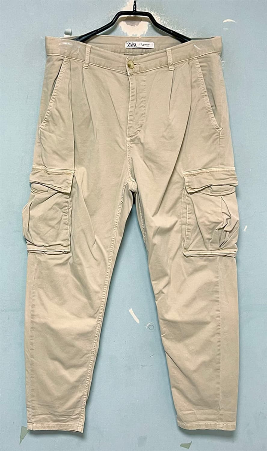ZARA 자라 남자 카고팬츠 여름 스트릿룩 스판좋음 L 32 상품이미지1