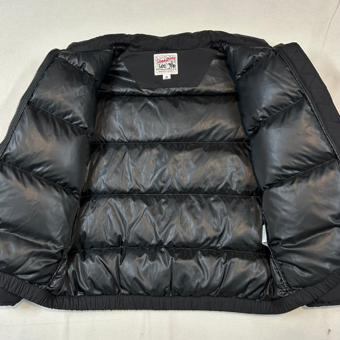 M) Lee 리 덕다운 오리털 푸퍼 패딩 블랙 상품이미지4