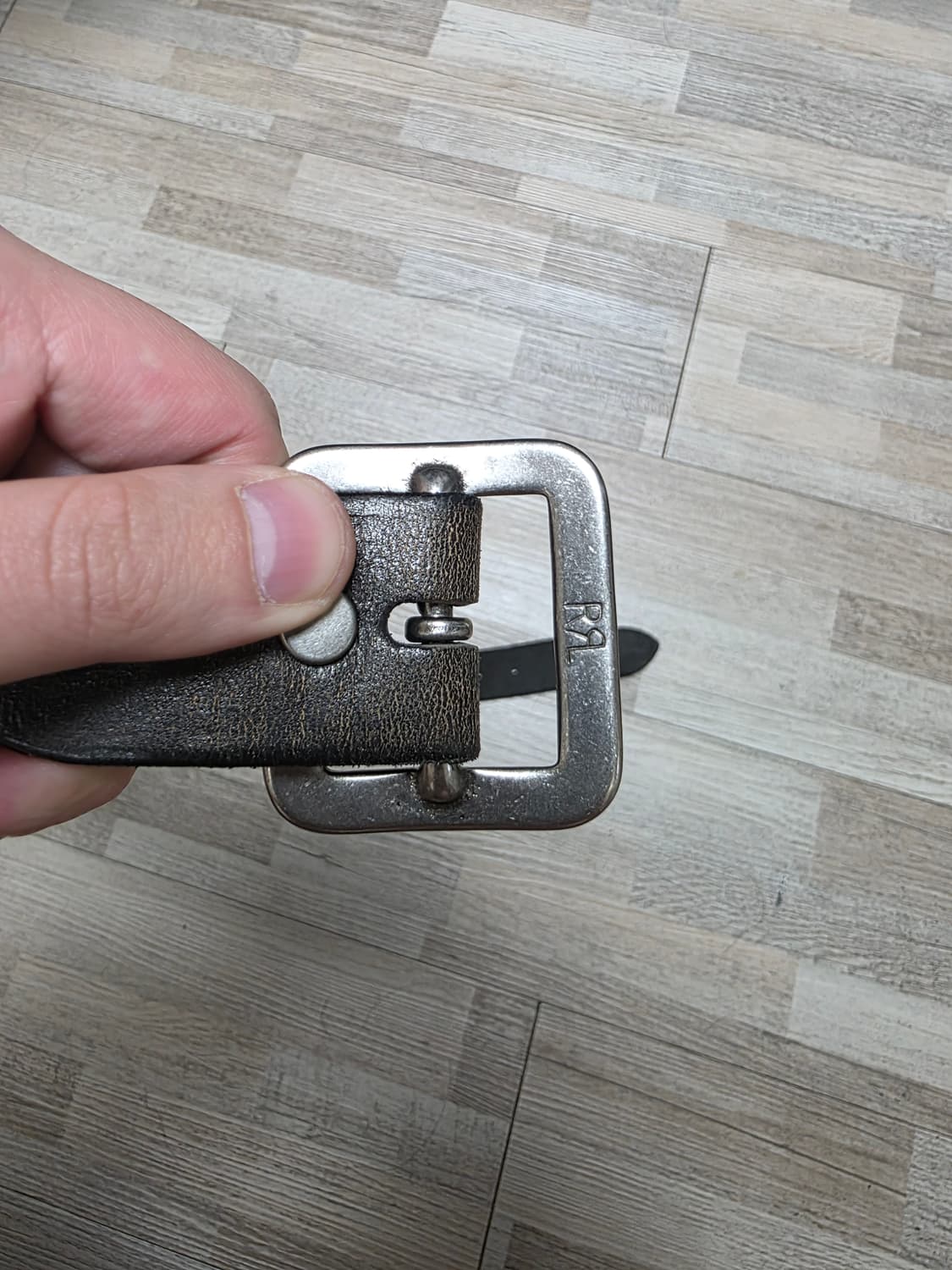 RRL 더블알엘 핸드버니시 블랙 벨트 36사이즈 판매 상품이미지3