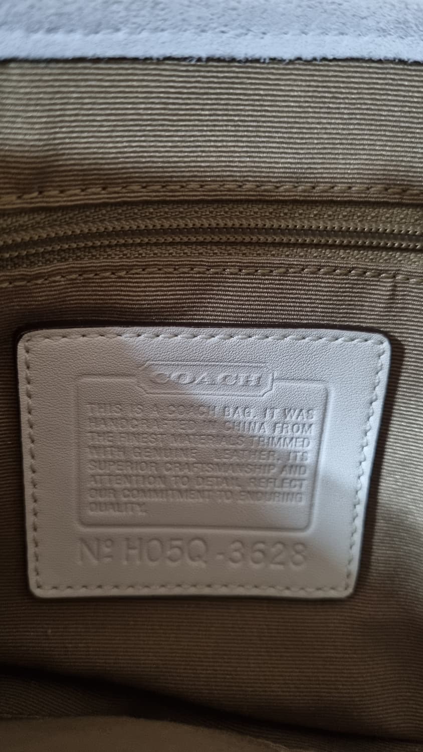 코치(Coach)의 소호 시그니처 화이트 숄더백 y2k 갸루 히메 상품이미지10