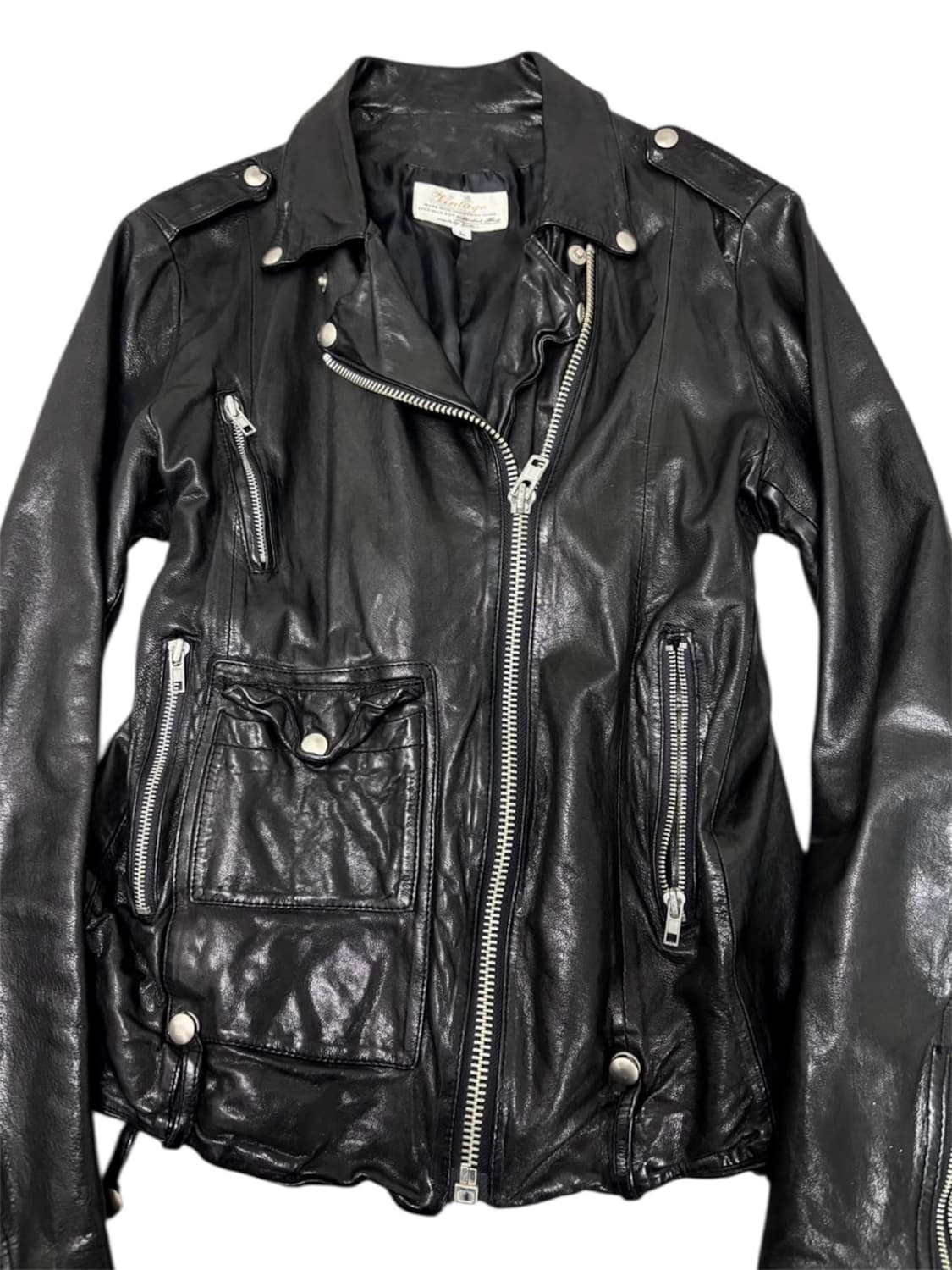 LambSkin Side Zip Jacket 상품이미지2