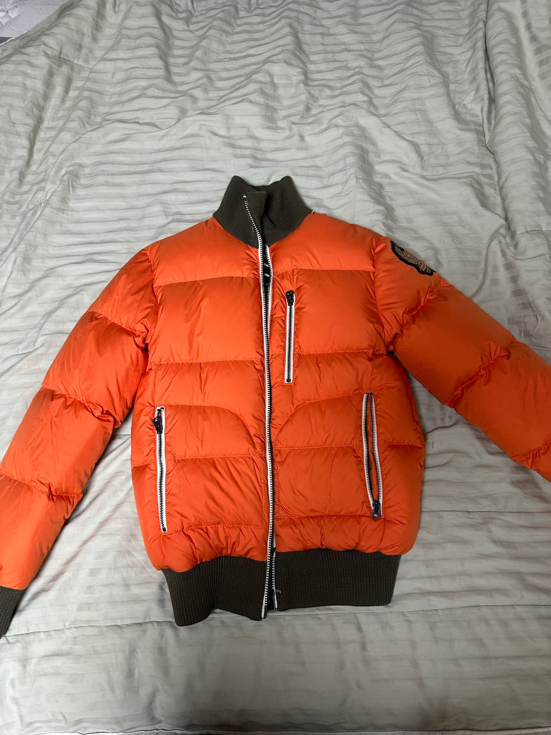 폴로 랄프로렌 오렌지 패딩 s 상품이미지1