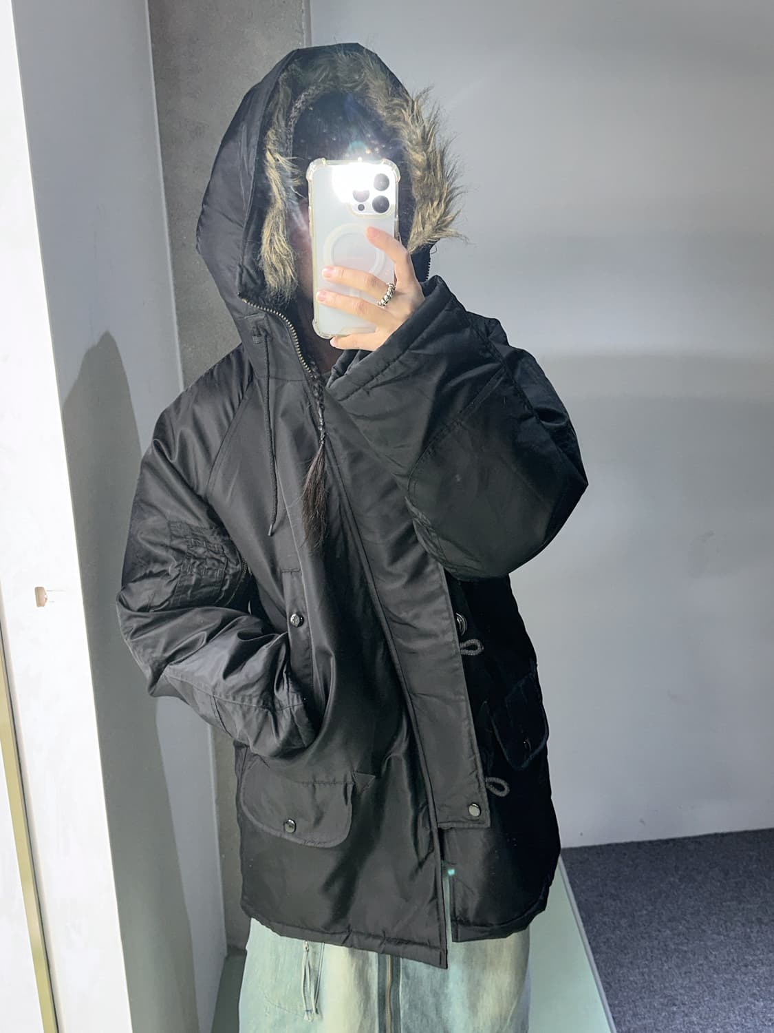 black N-3B jumper 상품이미지3