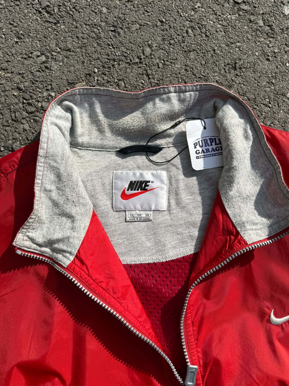 나이키 올드스쿨 레드 바람막이 B134 상품이미지3