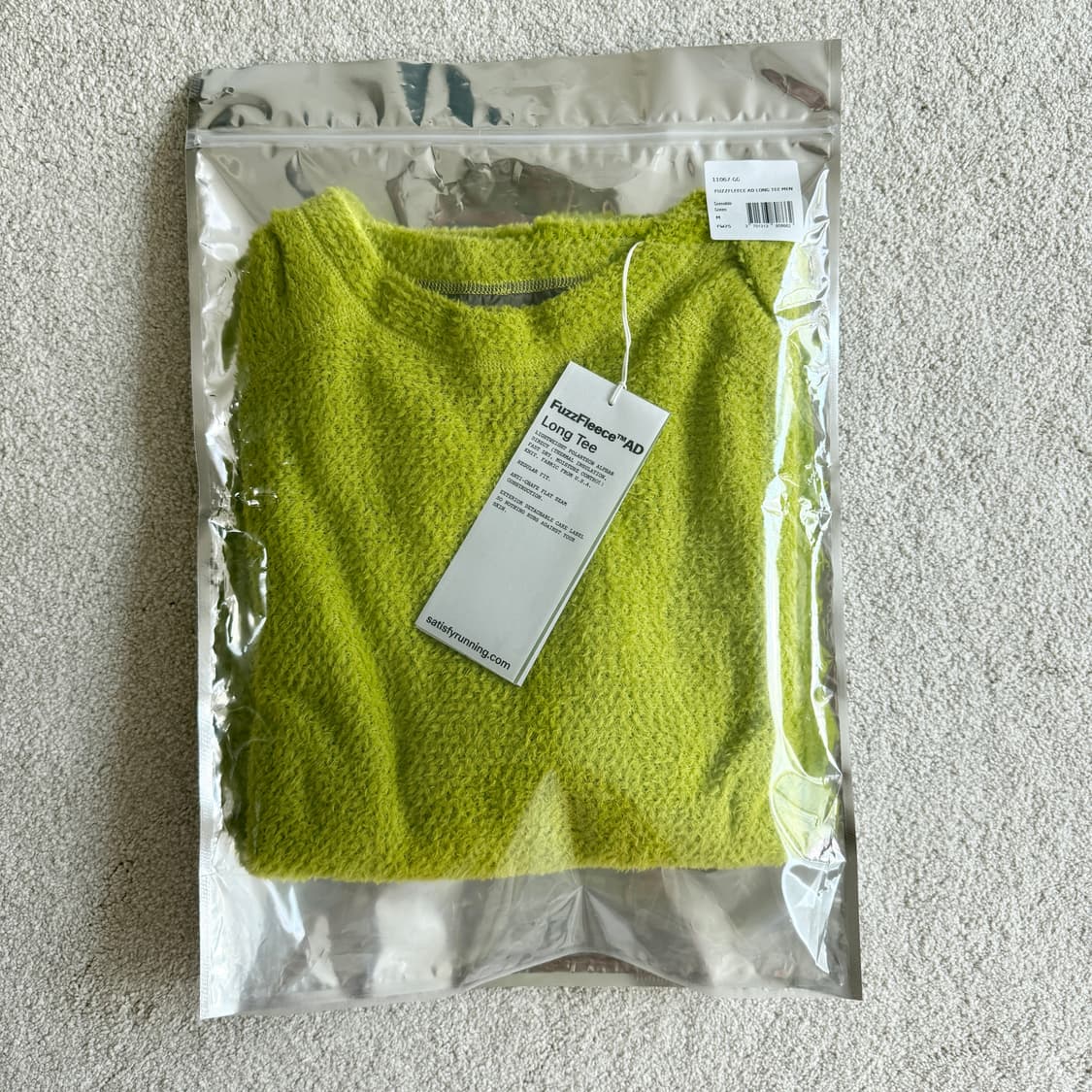 새티스파이 퍼즈플리스 AD 롱 티셔츠 상품이미지1