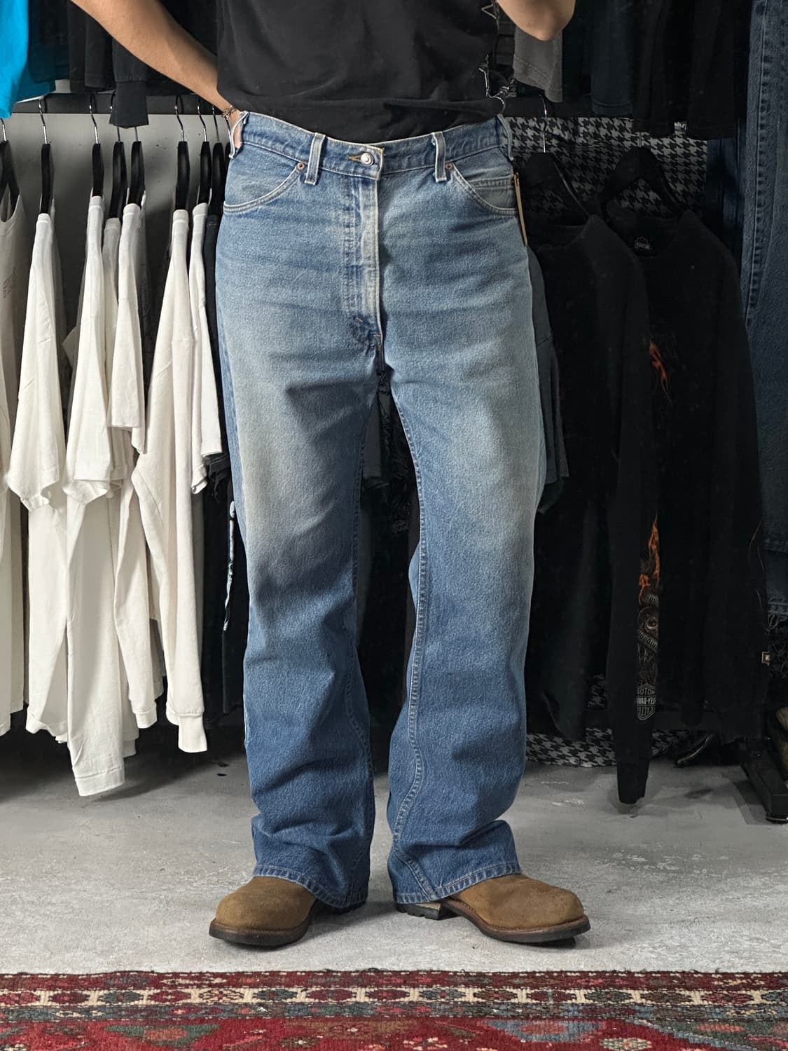 90's USA Made 빈티지 리바이스 517 오렌지탭 부츠컷 상품이미지3