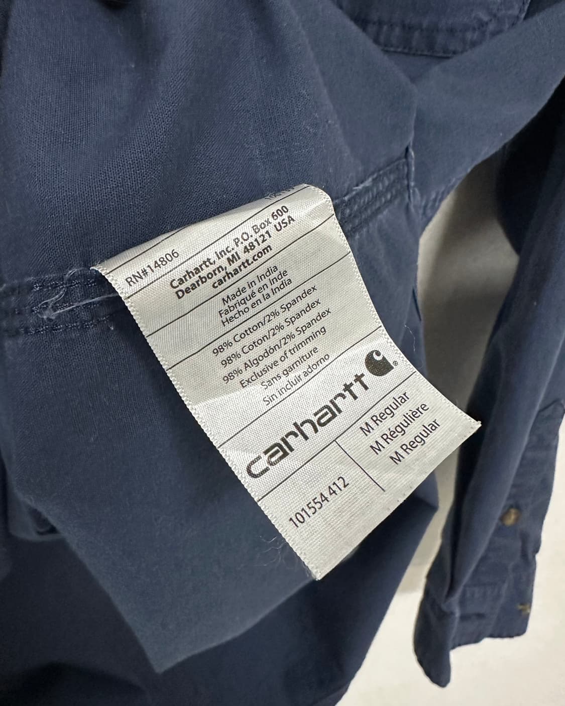 (M)칼하트 워크 셔츠-M2048 상품이미지6