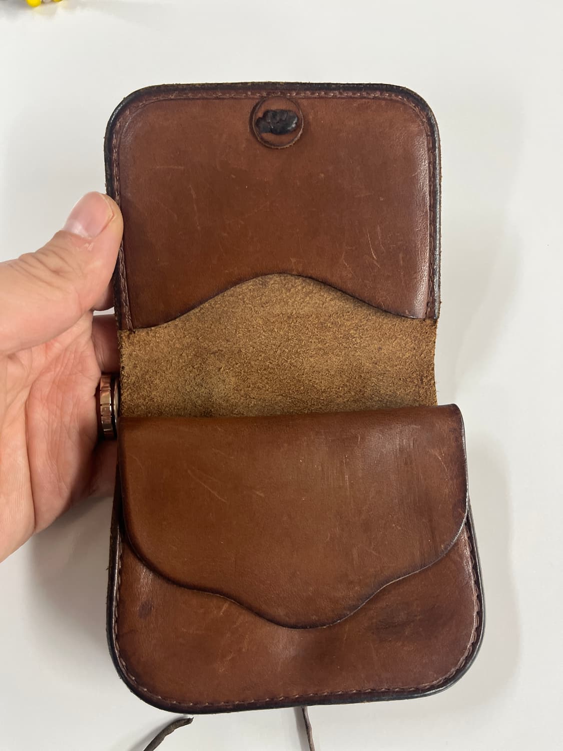 고로스 다크브라운 새들레더 인디언콘초 카드지갑 상품이미지6