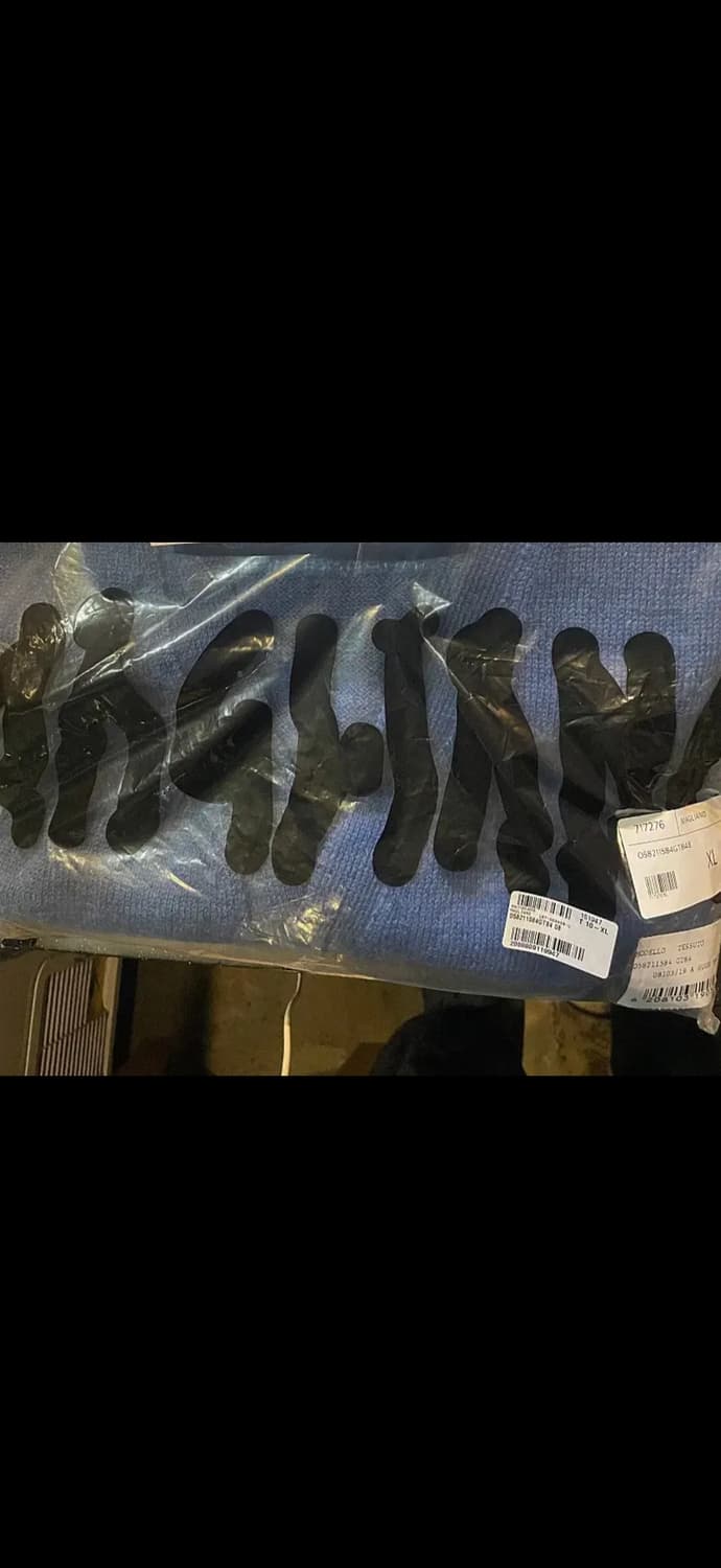 마리아노 MAGLIANO 로고 자카드 브이넥 울 가디건 블루 상품이미지7