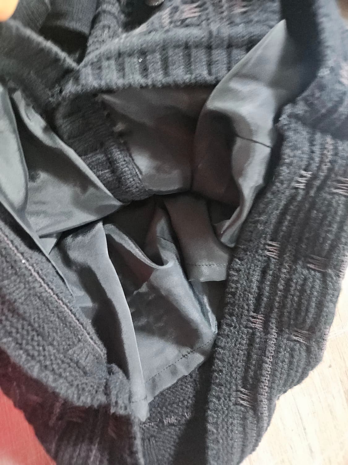 FURINA 미디  니트 가디건 블랙  S 상품이미지3