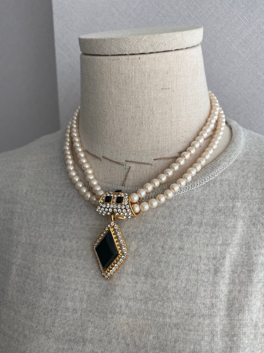 빈티지 악세서리 목걸이 귀걸이 세트 상품이미지7