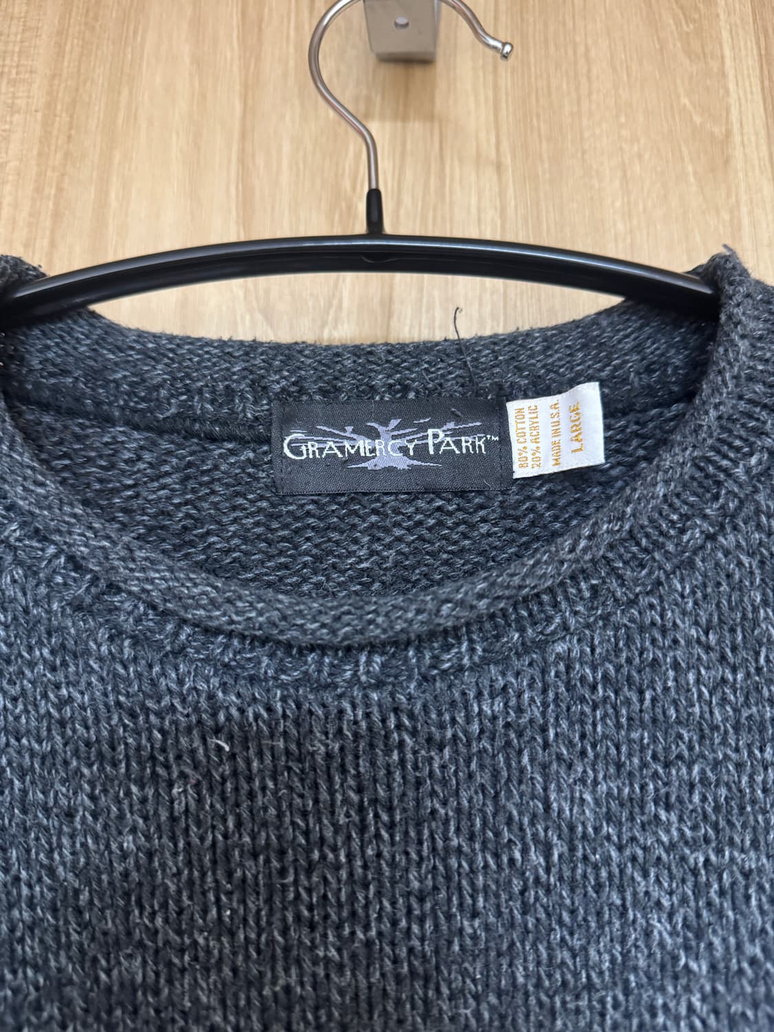 GRAMERCY PARK 그레이 니트 스웨터 L 상품이미지2