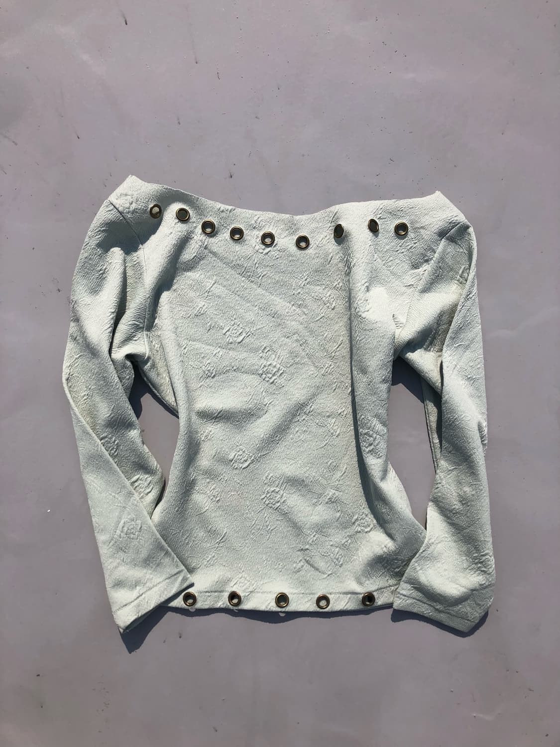 floral eyelet offshoulder top 상품이미지3