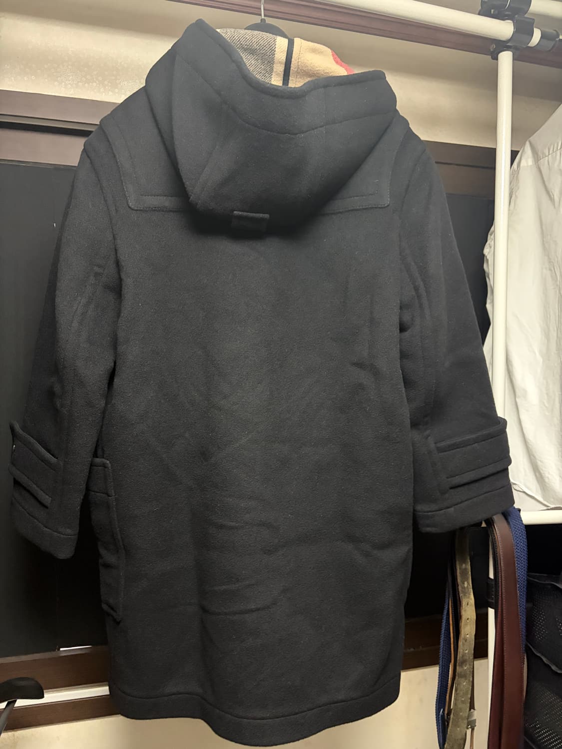 버버리 그리니치 여성 더플 코트 블랙 새제품 상품이미지2