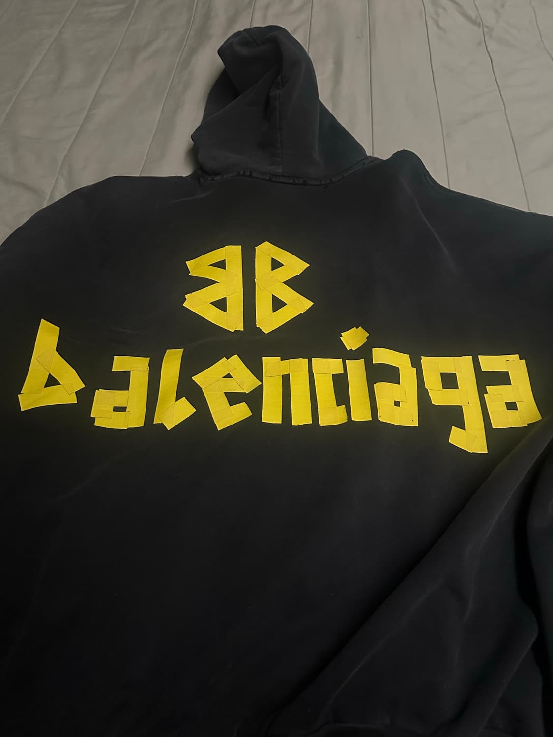 발렌시아가 테이프 타입 후드티 사이즈2 상품이미지2