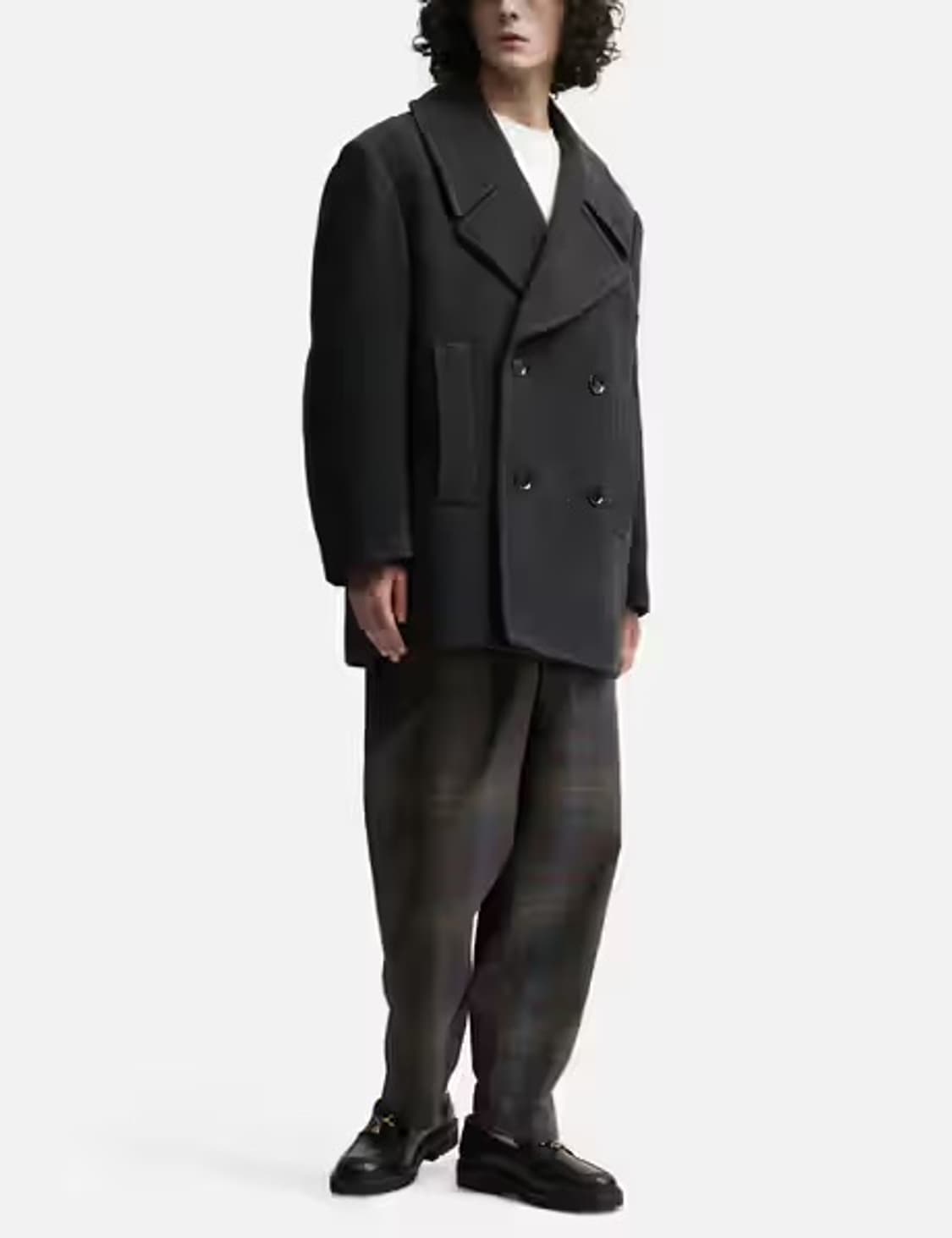 lemaire double breast pea coat 상품이미지2