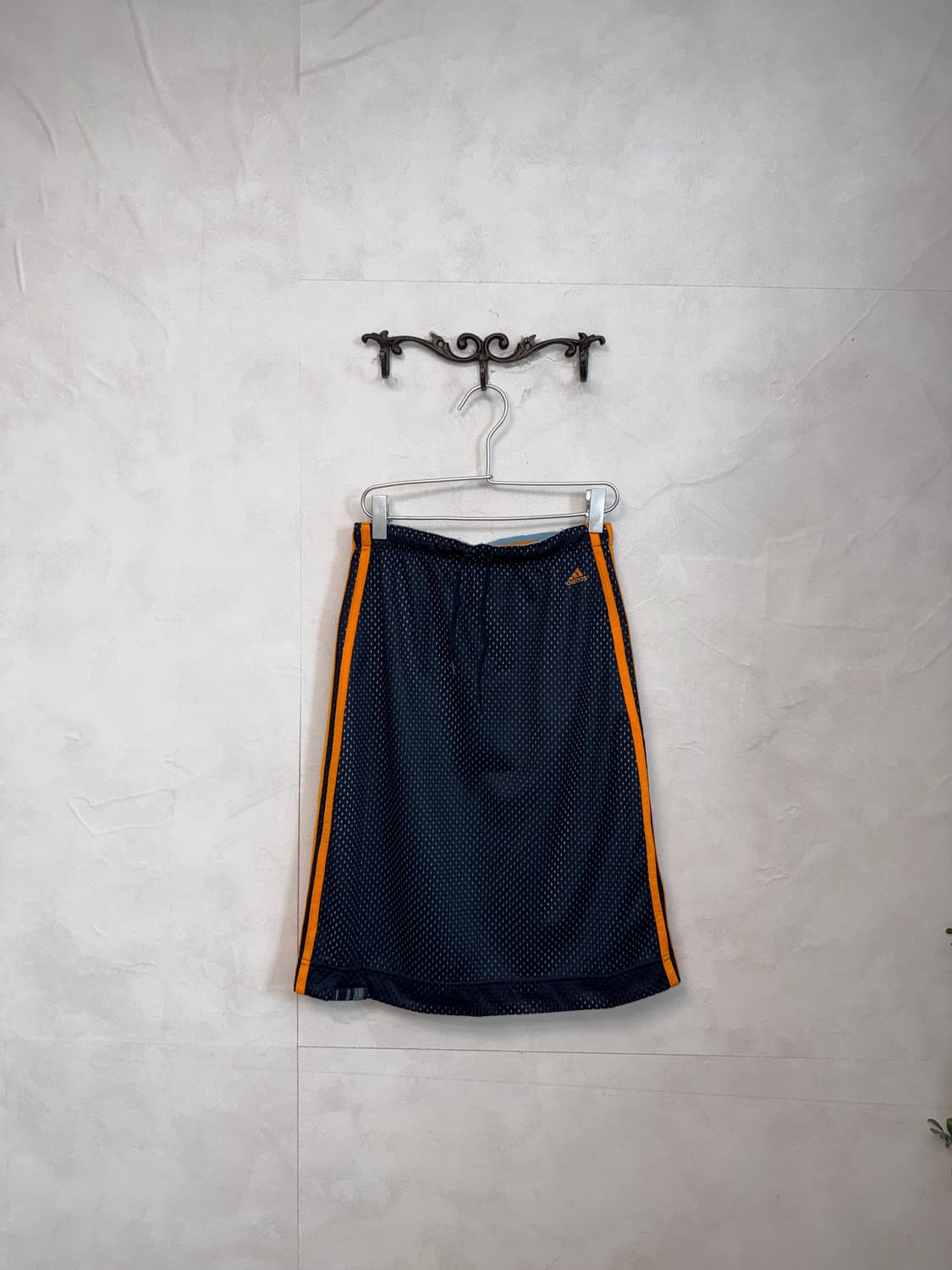 Adidas navy mesh track reversible skirt 상품이미지1