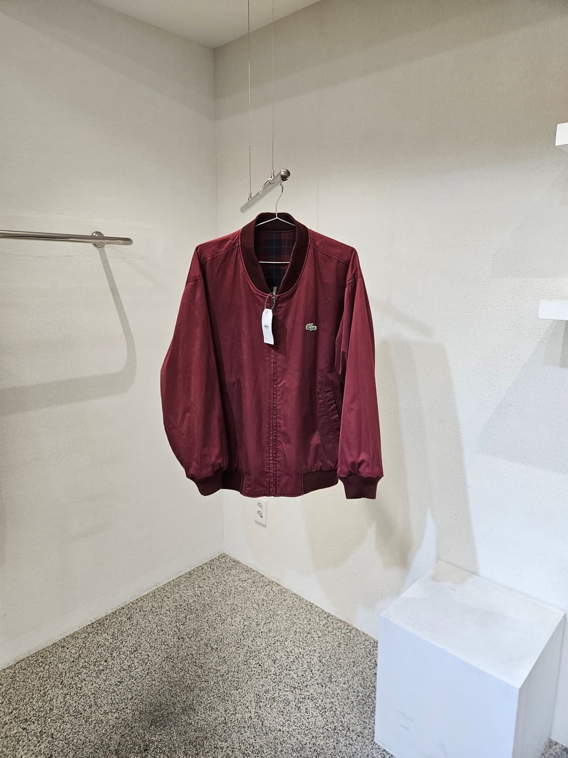 라코스테 양면 리버시블 블루종 자켓 상품이미지1