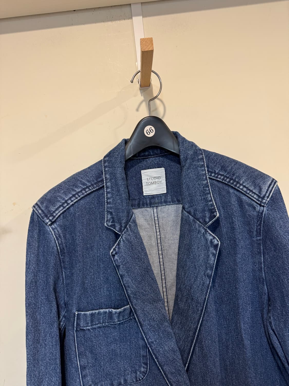 studio tomboy 스튜디오톰보이 더블 데님자켓 상품이미지5