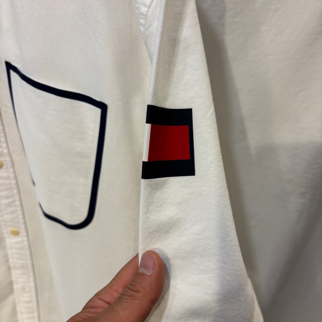 타미힐피거 옥스포드 화이트셔츠 남방 상품이미지3