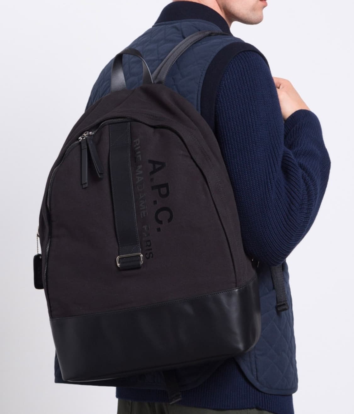 (택포) A.P.C 아페쎄 센스 가죽배색 백팩 C87 상품이미지2