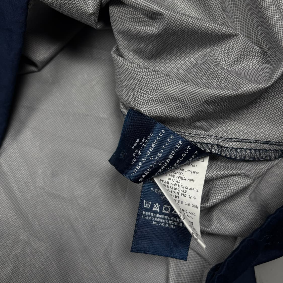 폴로 랄프로렌 네이비컬러 포니로고 하프집 웜업 상품이미지4