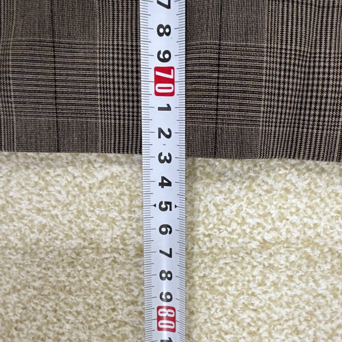 [L] 무신사 스탠다드 글렌 체크패턴 울 블레이저 자켓 0114T2 상품이미지6